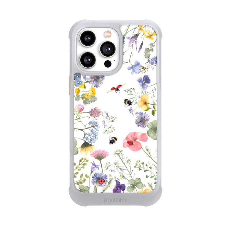 iPhone 14 Pro Max NIVOmax Fleurs Printanières et Abeilles