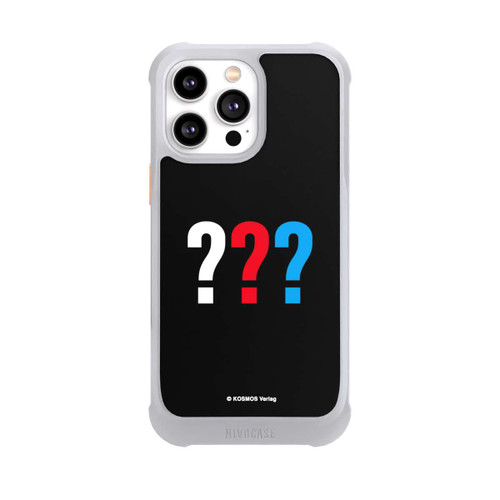 Apple iPhone 14 Pro Max NIVOmax Drei Fragezeichen Logo