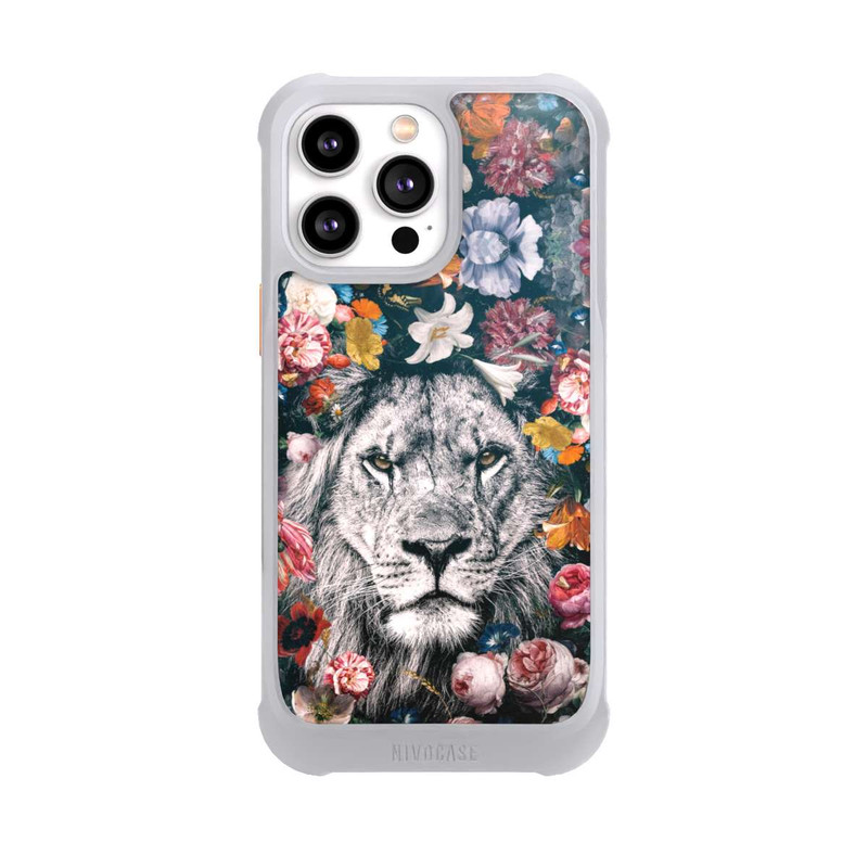 iPhone 14 Pro Max NIVOmax Lion Flowers