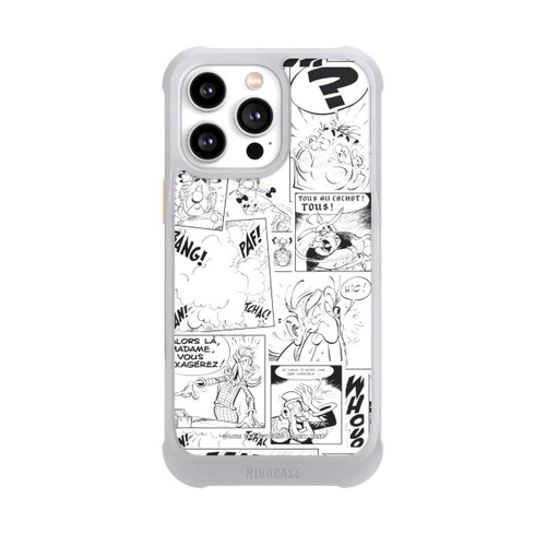 Apple iPhone 14 Pro Max NIVOmax Asterix Comic Schwarz und Weiß