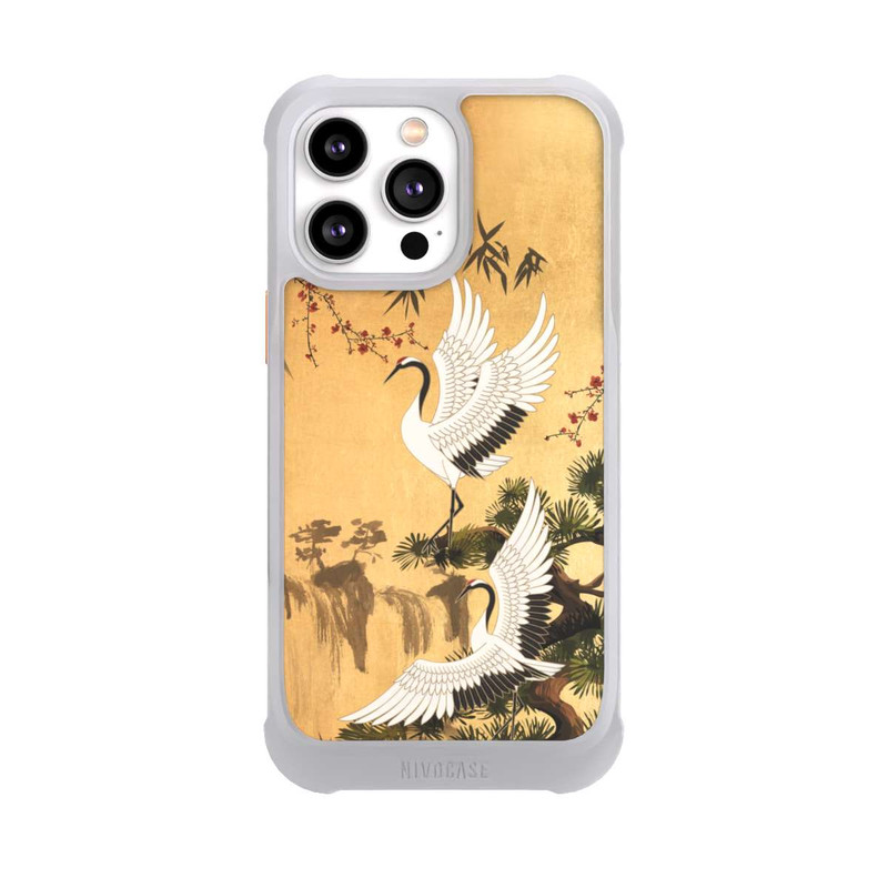 iPhone 14 Pro Max NIVOmax Kraniche Gold Japan 2
