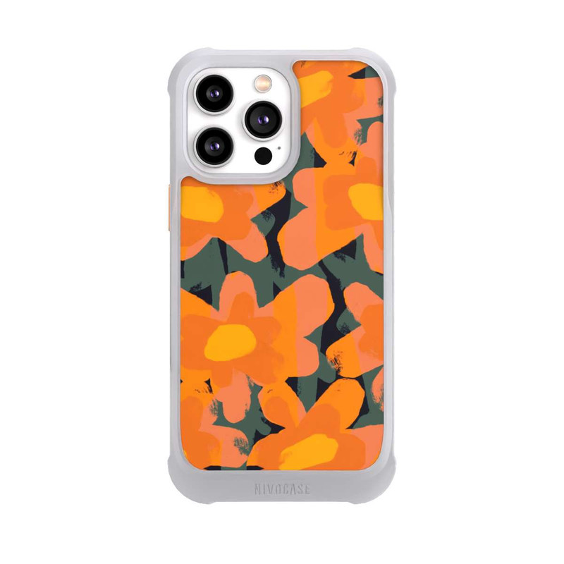 iPhone 14 Pro Max NIVOmax Blumenwiese Orange