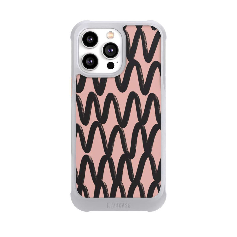 iPhone 14 Pro Max NIVOmax Schwarzes Zickzack