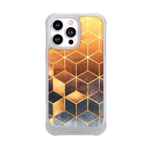 Apple iPhone 14 Pro Max NIVOmax Würfel goldener Farbverlauf
