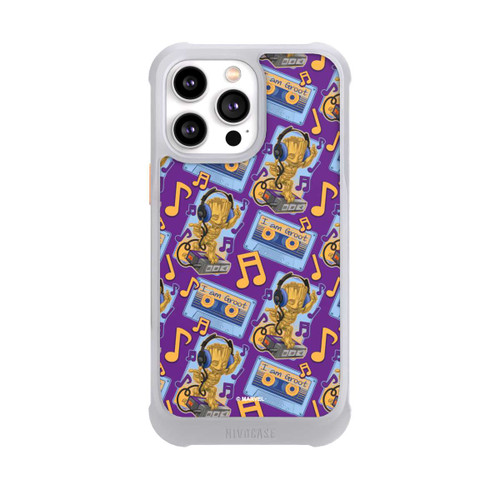 Apple iPhone 14 Pro Max NIVOmax Groot Comic Headphones Guardians of the Galaxy