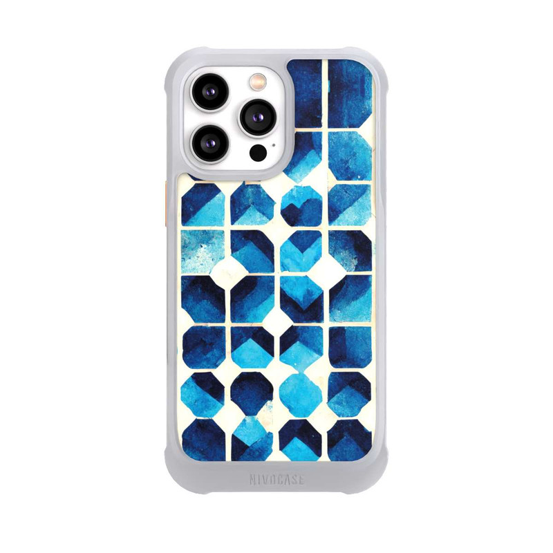iPhone 14 Pro Max NIVOmax Blaues Muster