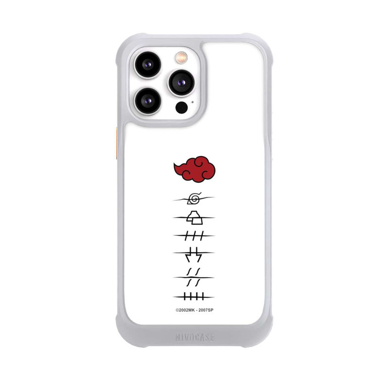 iPhone 14 Pro Max NIVOmax Akatsuki Mitgliedersymbole Weiß
