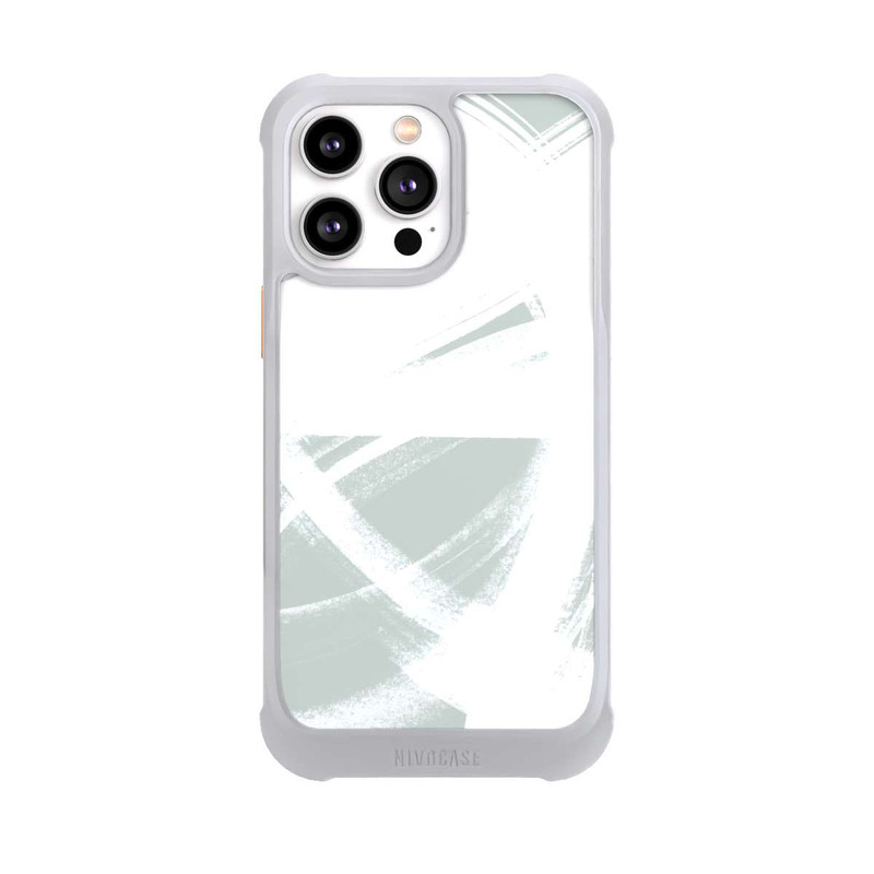 iPhone 14 Pro Max NIVOmax Abstract Brush Strokes Blush