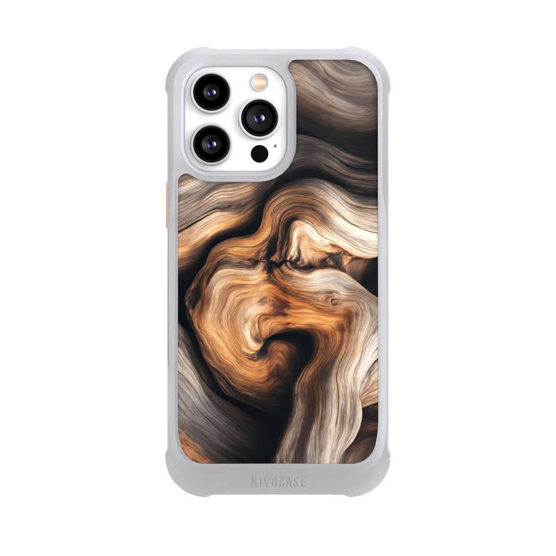 iPhone 14 Pro Max NIVOmax Rustic Wood avec IA