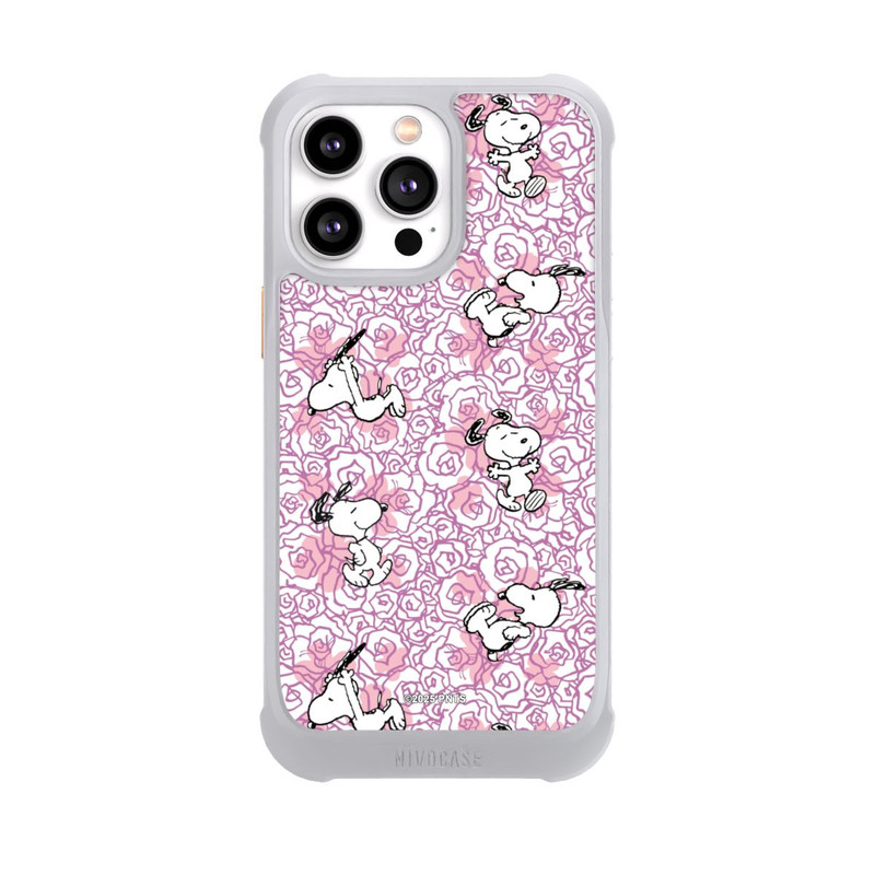 iPhone 14 Pro Max NIVOmax Peanuts Pink Roses Pattern