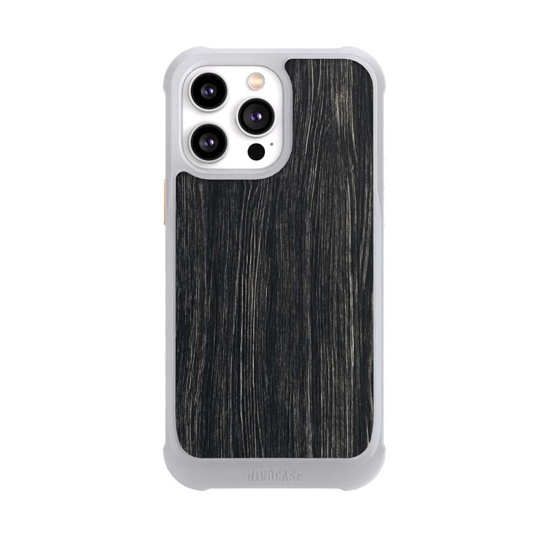 iPhone 14 Pro Max NIVOmax Dark Wood Texture