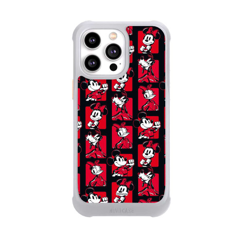 Apple iPhone 14 Pro Max NIVOmax Micky Maus Racing Muster Rot