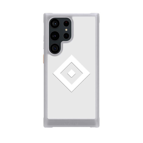 Samsung Galaxy S23 Ultra NIVOmax Rauten Logo auf HSV Grau