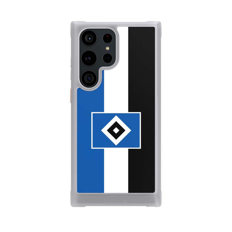 Galaxy S23 Ultra NIVOmax HSV Streifen - Blau-Weiß-Schwarz