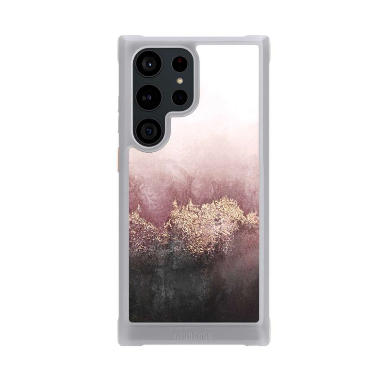 Galaxy S23 Ultra NIVOmax Rosa Himmelsstaub Golddruck