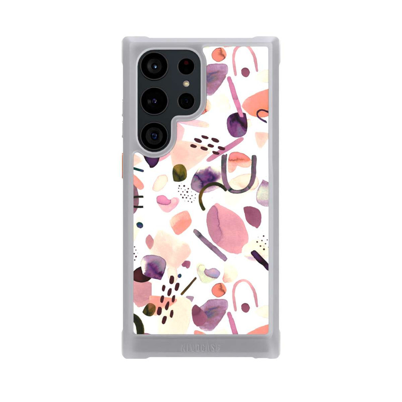 Galaxy S23 Ultra NIVOmax Abstrakte Formen aquarell lila