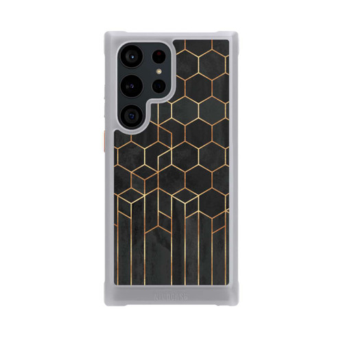 Samsung Galaxy S23 Ultra NIVOmax Hexagones noirs