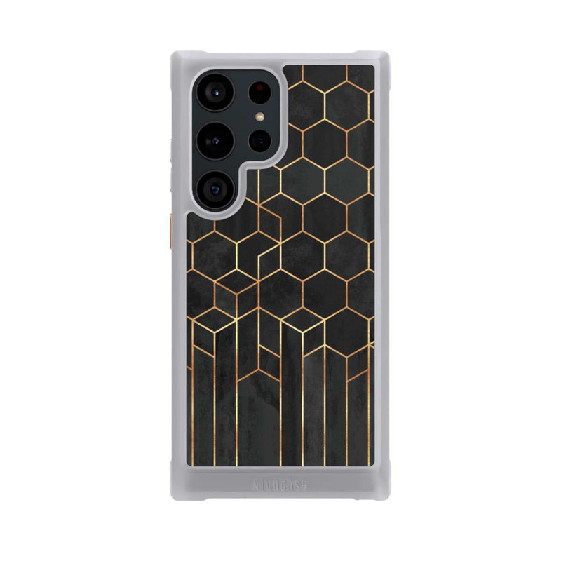 Galaxy S23 Ultra NIVOmax Hexagones noirs