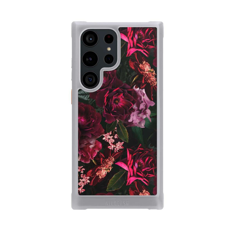 Galaxy S23 Ultra NIVOmax Dunkle romantische Vintage Rosen und Pfingstrosen