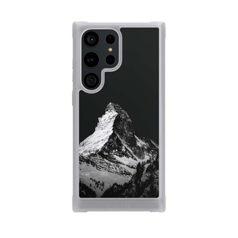 Galaxy S23 Ultra NIVOmax Snow Capped Mountains grey