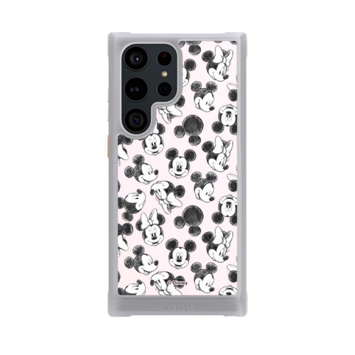 Samsung Galaxy S23 Ultra NIVOmax Minnie &amp; Mickey Viele Gesichter Pink