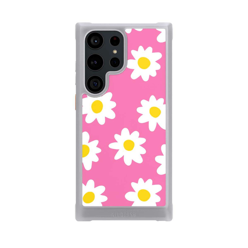 Galaxy S23 Ultra NIVOmax Daisy Pink Pattern