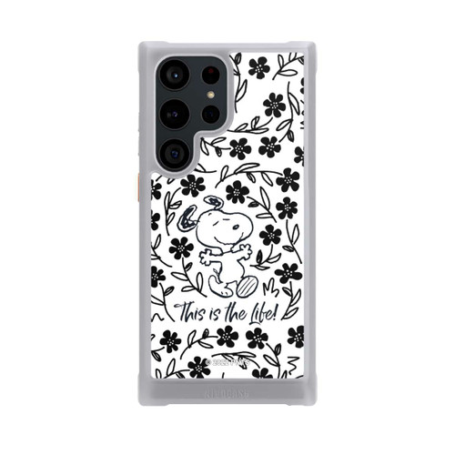 Samsung Galaxy S23 Ultra NIVOmax Snoopy Black and White This Is The Life