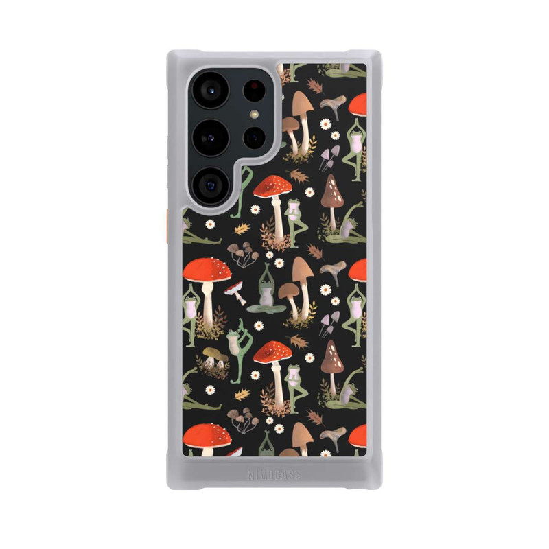 Galaxy S23 Ultra NIVOmax Yoga-Frösche mit Pilzen