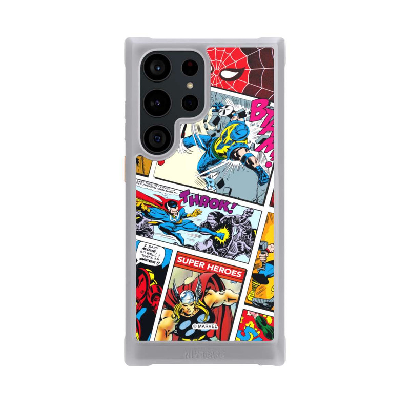 Galaxy S23 Ultra NIVOmax Marvel Retro Comic Blue