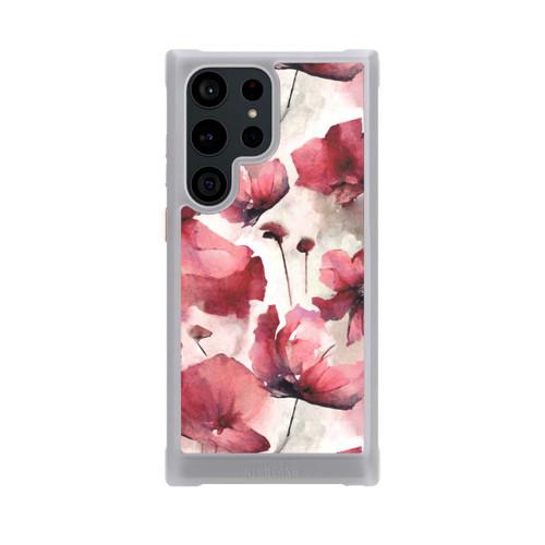 Samsung Galaxy S23 Ultra NIVOmax Wilde Mohnblumen Aquarell mit KI