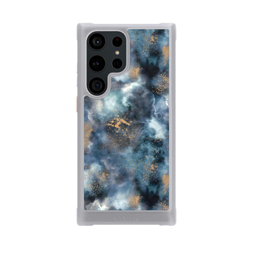 Samsung Galaxy S23 Ultra NIVOmax Smoky Marble Watercolor Navy