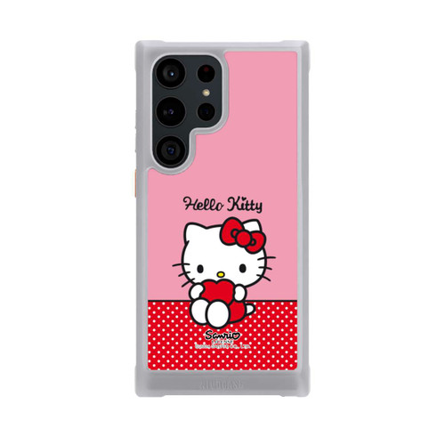 Samsung Galaxy S23 Ultra NIVOmax Hello Kitty sitzend mit Herz