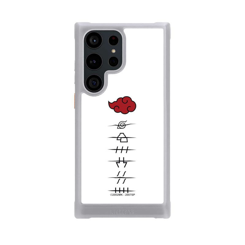 Galaxy S23 Ultra NIVOmax Symboles blancs des membres d'Akatsuki