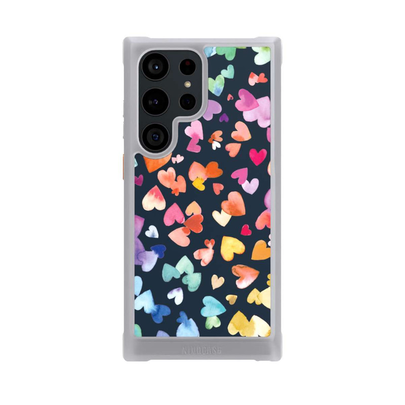 Galaxy S23 Ultra NIVOmax Valentines Hearts Black