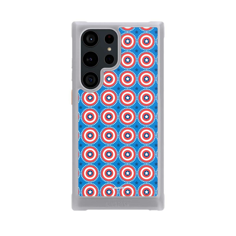 Galaxy S23 Ultra NIVOmax Captain American Shield Pattern