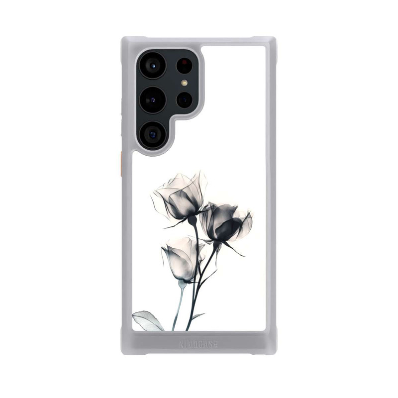 Galaxy S23 Ultra NIVOmax Schwarze Blume