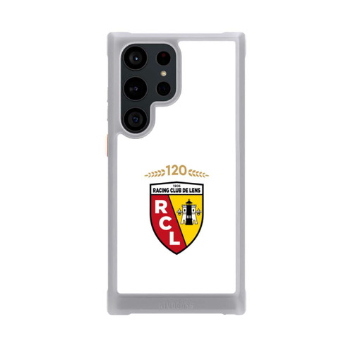 Samsung Galaxy S23 Ultra NIVOmax RC Lens 120 Jahre Jubiläums Logo weiß