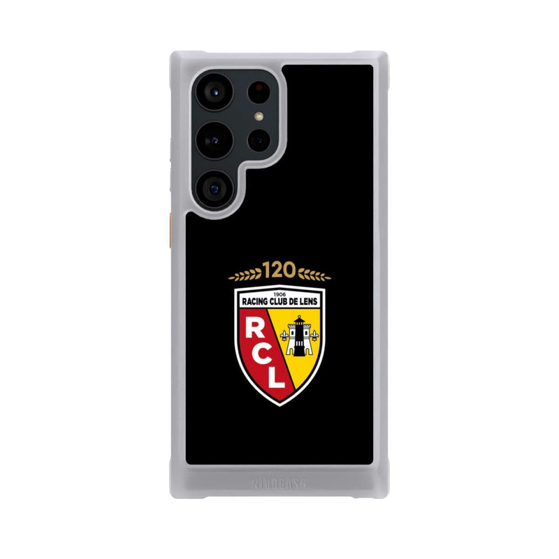 Galaxy S23 Ultra NIVOmax RC Lens 120 Jahre Jubiläums Logo schwarz