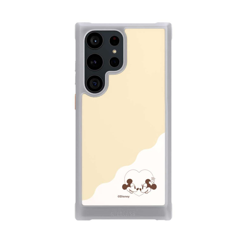 Galaxy S23 Ultra NIVOmax Mickey and Minnie Love Heart Beige