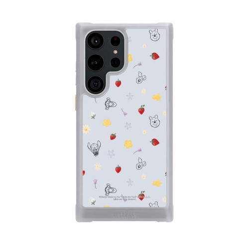 Samsung Galaxy S23 Ultra NIVOmax Winnie the Pooh and Friends Strawberry Pattern Blue