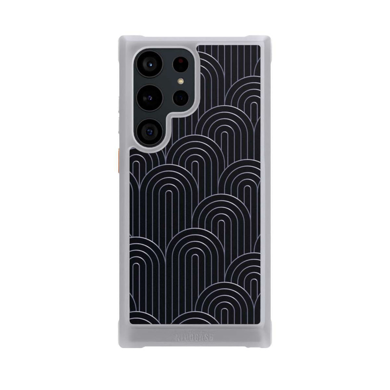 Galaxy S23 Ultra NIVOmax Art Deco Silber
