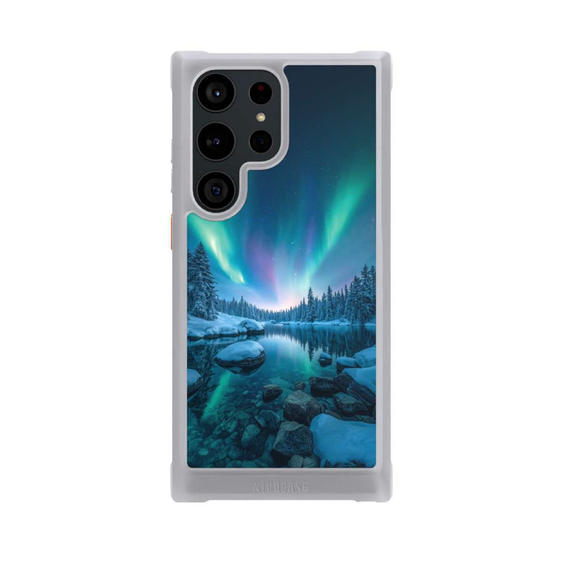Galaxy S23 Ultra NIVOmax Nordlichter Glühen mit KI