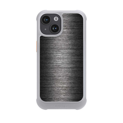 Apple iPhone 15 NIVOmax Metal Look - Anthrazit