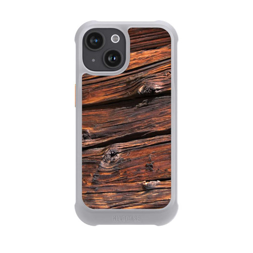 Apple iPhone 15 NIVOmax Verwitterte Holzplanken
