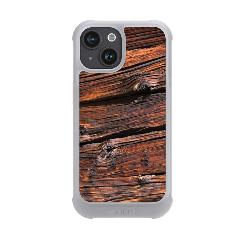 iPhone 15 NIVOmax Verwitterte Holzplanken