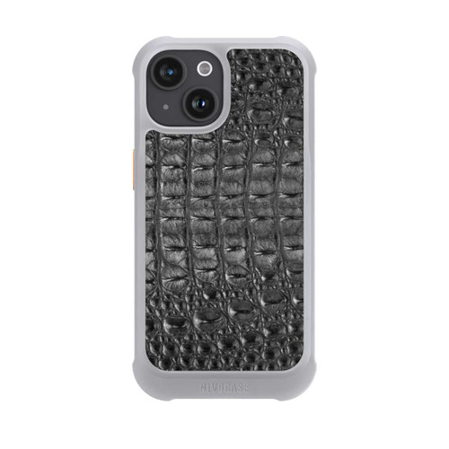 Apple iPhone 15 NIVOmax Croco Noir