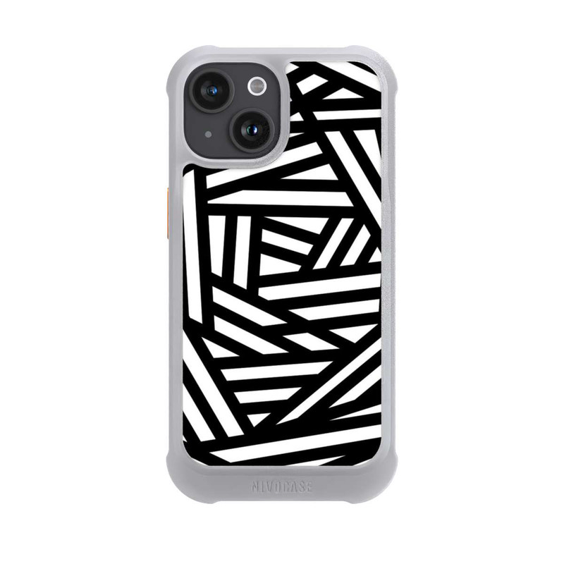 iPhone 15 NIVOmax Einfach schwarz und weiß1
