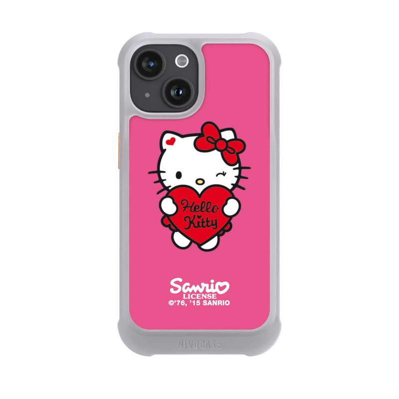 iPhone 15 NIVOmax Hello Kitty - Coeur tendre