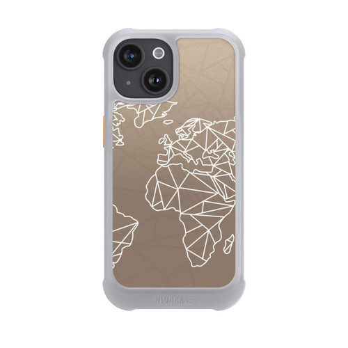 Apple iPhone 15 NIVOmax Worldmap Polygon