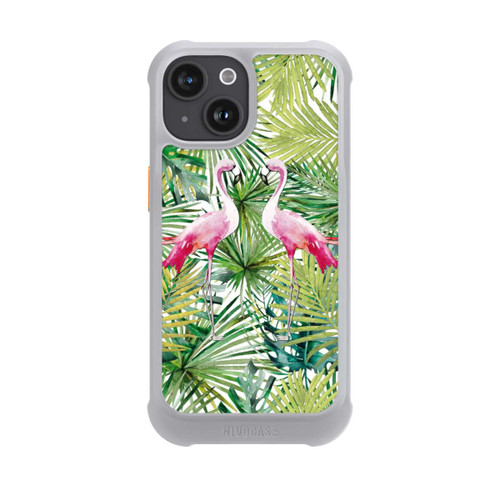 Apple iPhone 15 NIVOmax Palmen Flamingo